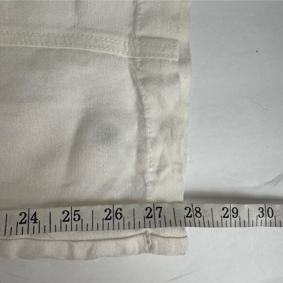 Lane Bryant Ivory Linen Rayon Wide Leg Lightweight Trouser Pants READ Sz 22/24 - Picture 8 of 10
